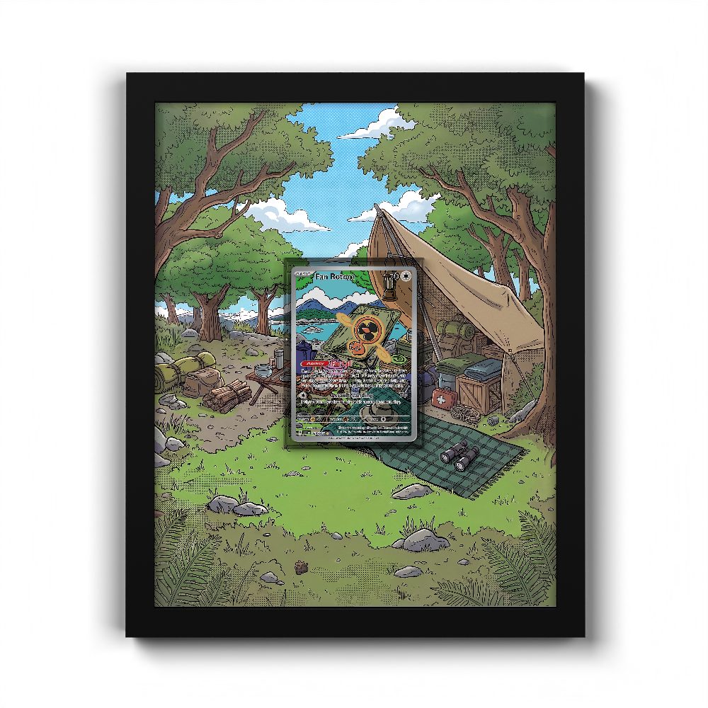 250/217 Fan Rotom - Extended Artwork Pokemon Card Frame
