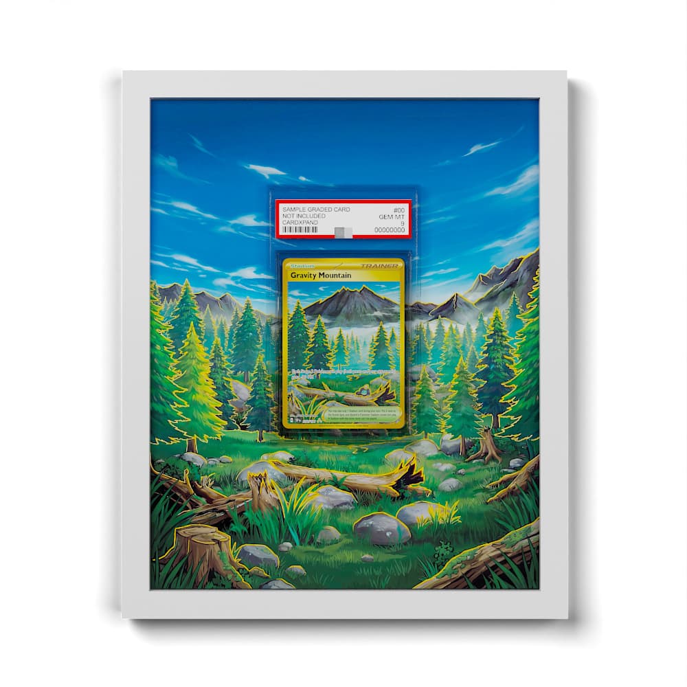 250 Schwerkraftberg - Extended Artwork Framed Pokemon Card Display