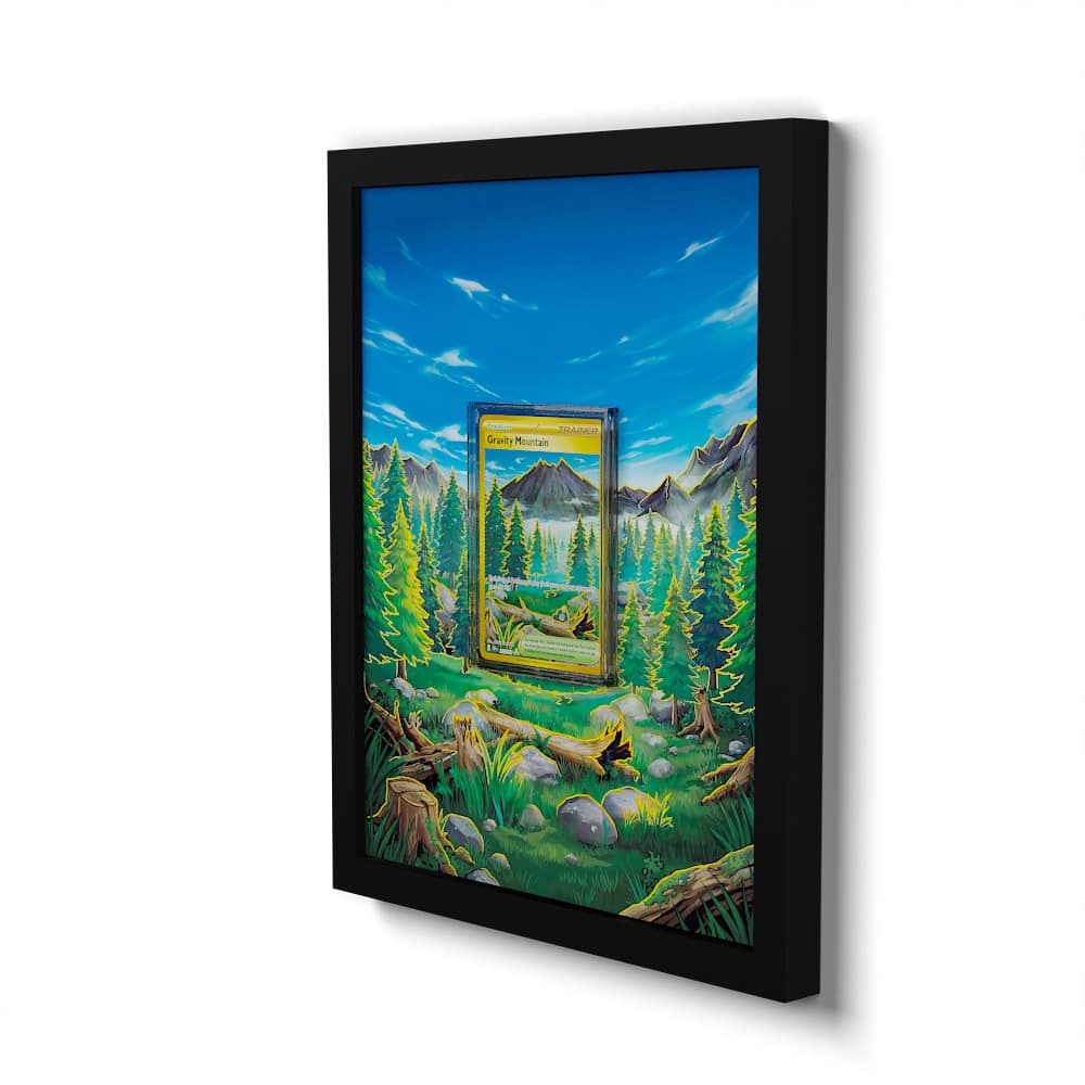 250 Schwerkraftberg - Extended Artwork Framed Pokemon Card Display