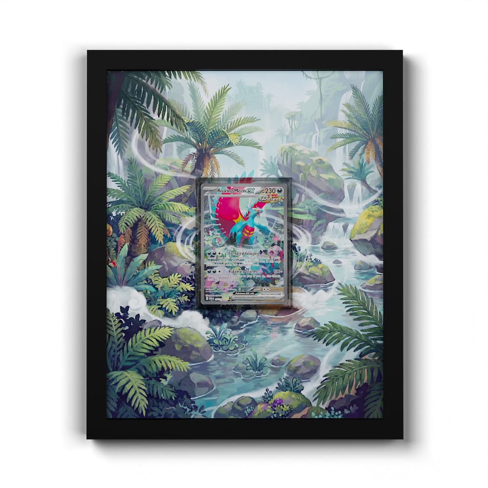 251/182 Donnersichel - Extended Artwork Framed Pokemon Card Display