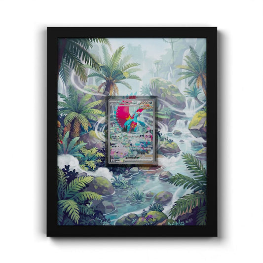 251/182 Donnersichel - Extended Artwork Framed Pokemon Card Display
