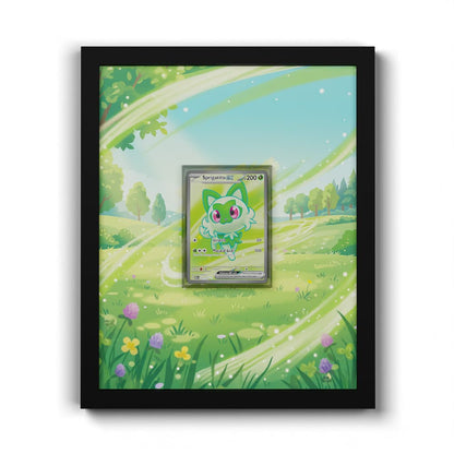 251 Felori EX - Extended Artwork Framed Pokemon Card Display
