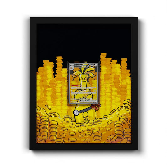 252/182 Monetigo EX - Extended Artwork Framed Pokemon Card Display