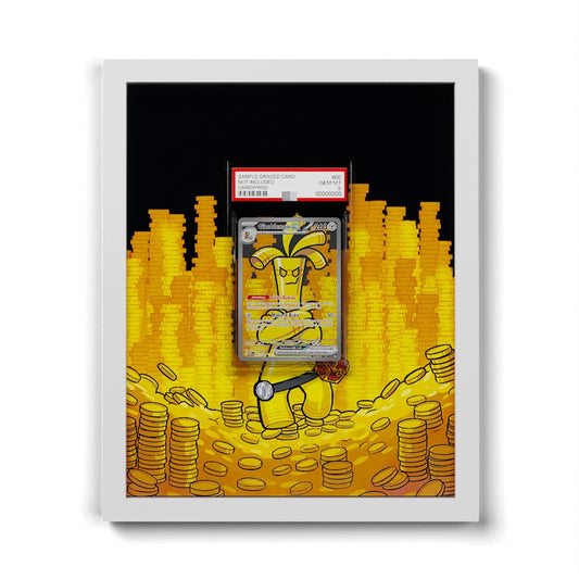 252/182 Monetigo EX - Extended Artwork Framed Pokemon Card Display