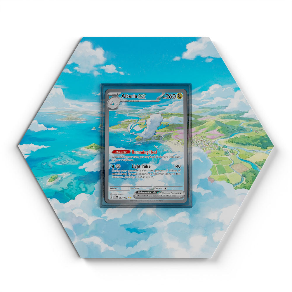 253/182 Altaria EX - Extended Artwork Pokemon Card Display