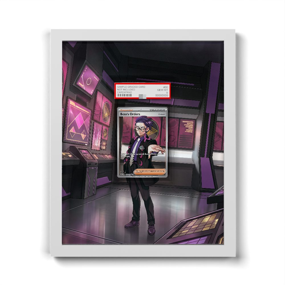 256/217 Boss's Orders - Corbeau - Extended Artwork Pokemon Card Frame