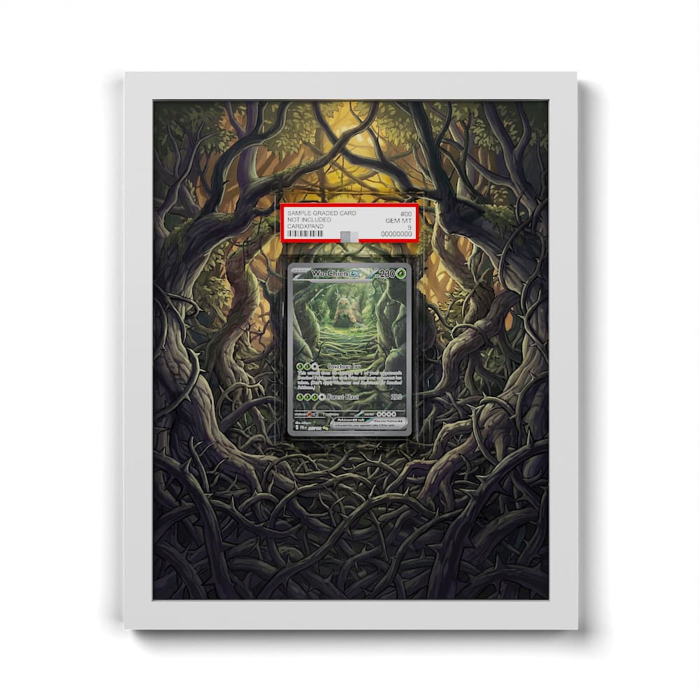 257 Chongjian EX - Extended Artwork Framed Pokemon Card Display