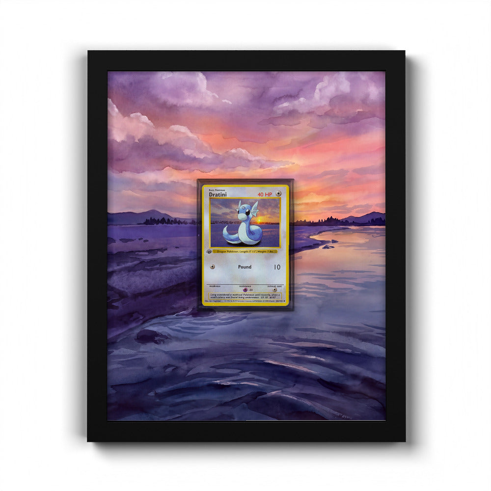 26/102 Dratini - Extended Artwork Pokemon Card Frame