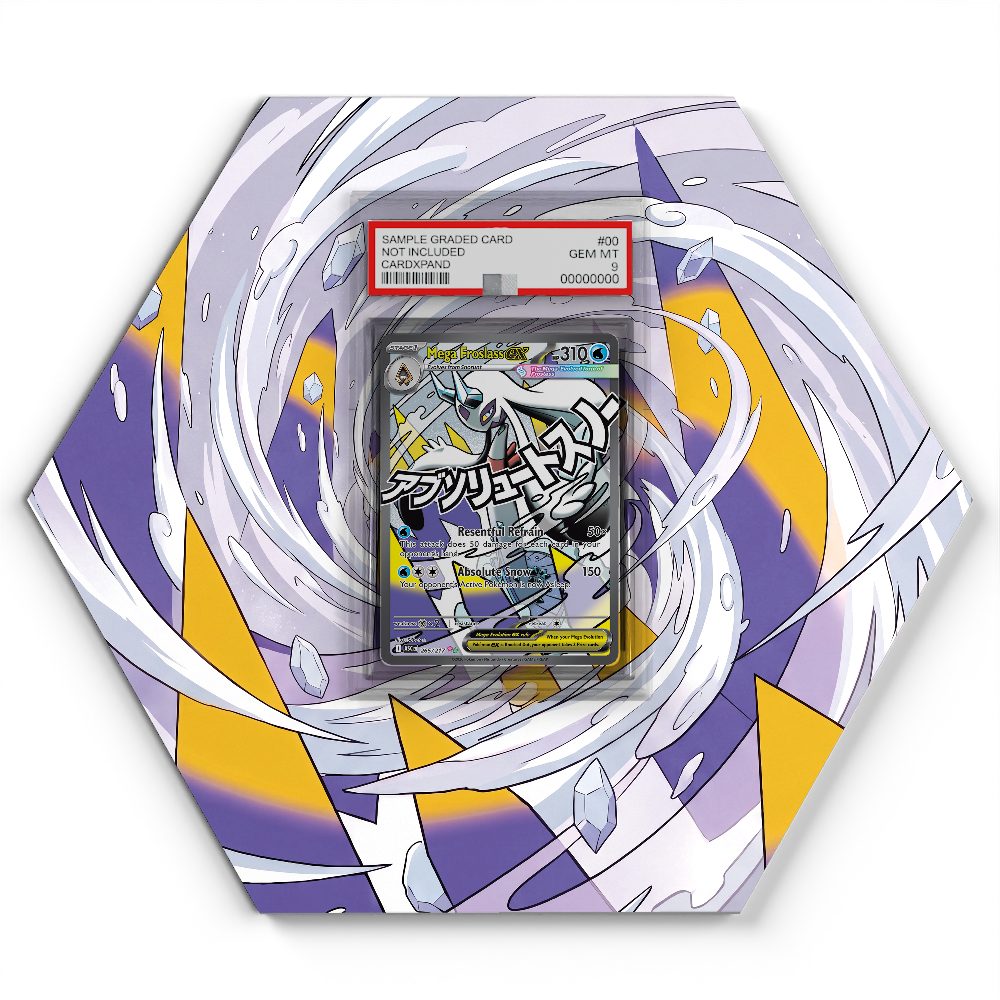 265/217 Mega-Frosdedje EX - Extended Artwork Pokemon Card Display