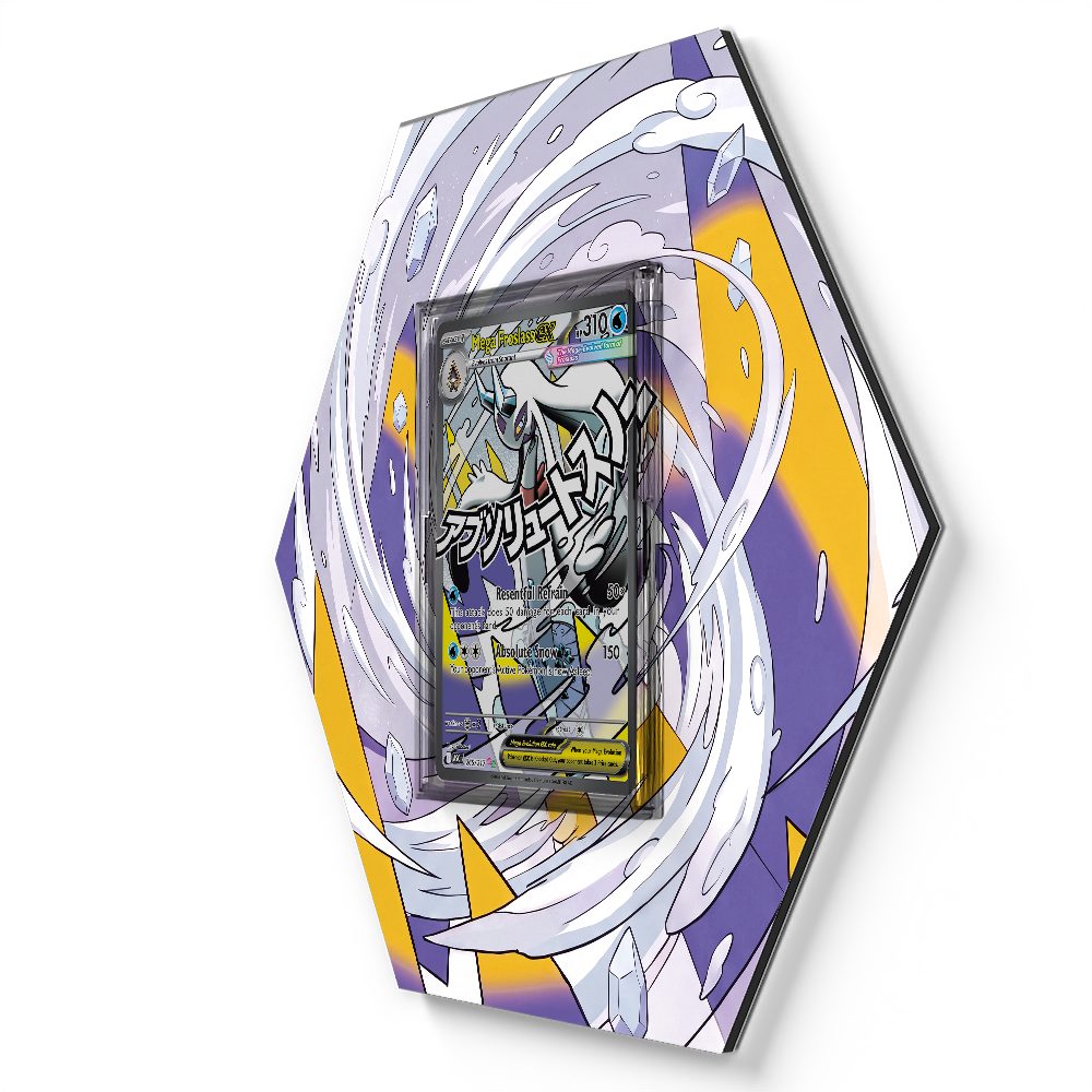 265/217 Mega-Frosdedje EX - Extended Artwork Pokemon Card Display