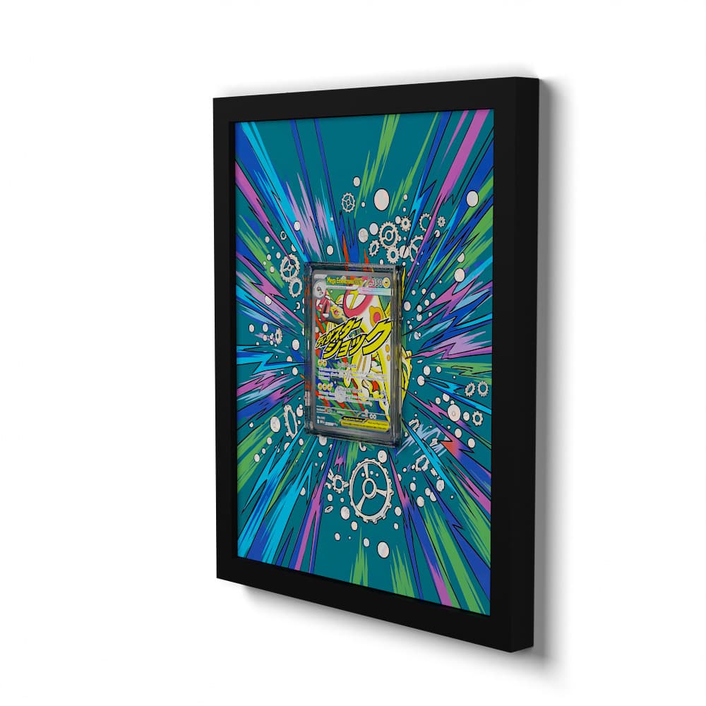 266 Mega-Zapplarang EX - Extended Artwork Framed Pokemon Card Display