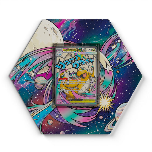 271/217 Mega-Dragoran EX - Extended Artwork Pokemon Card Display