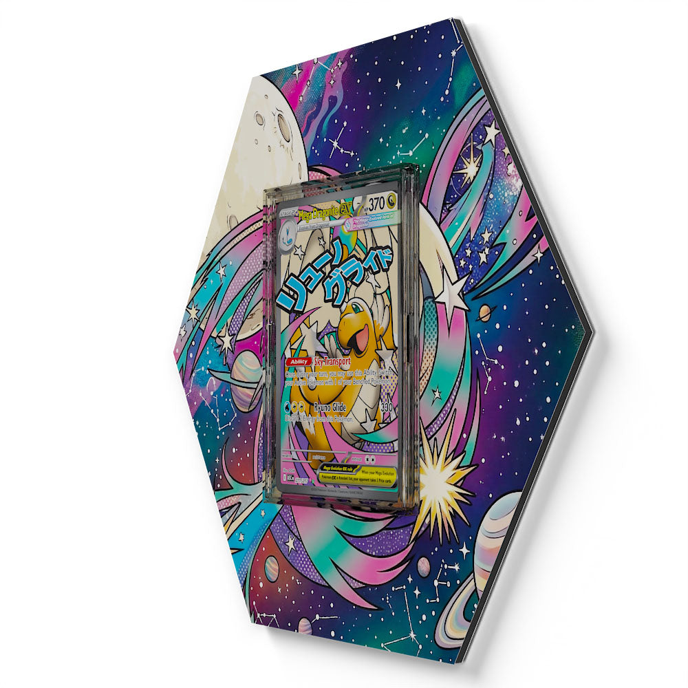271/217 Mega-Dragoran EX - Extended Artwork Pokemon Card Display