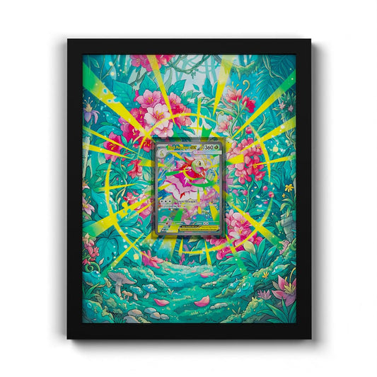 272 Mega-Meganie EX - Extended Artwork Framed Pokemon Card Display