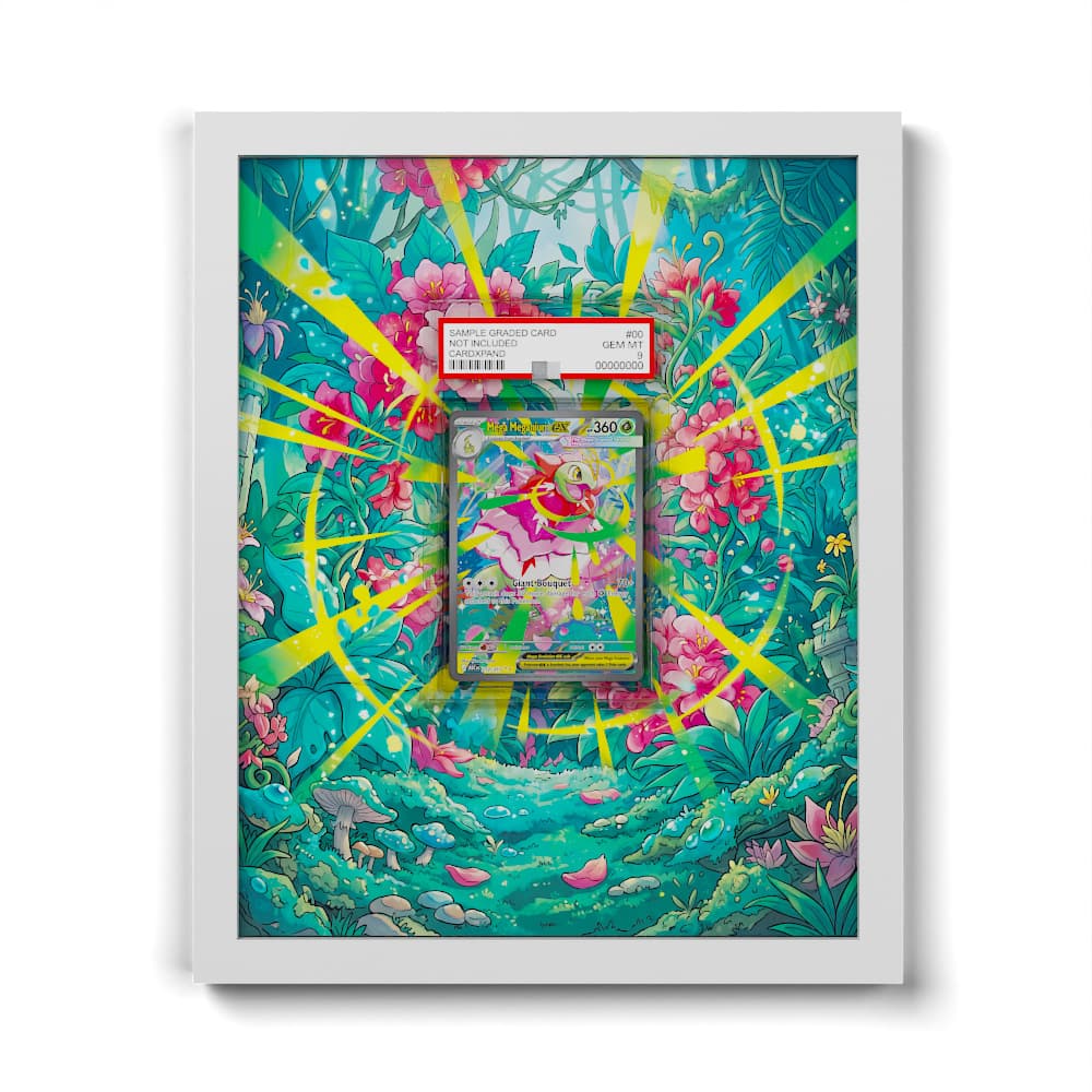 272 Mega-Meganie EX - Extended Artwork Framed Pokemon Card Display