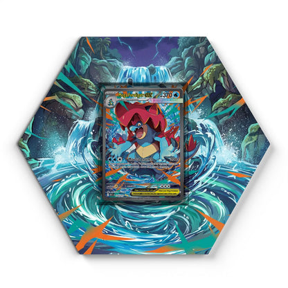274/217 Mega-Impergator EX - Extended Artwork Pokemon Card Display