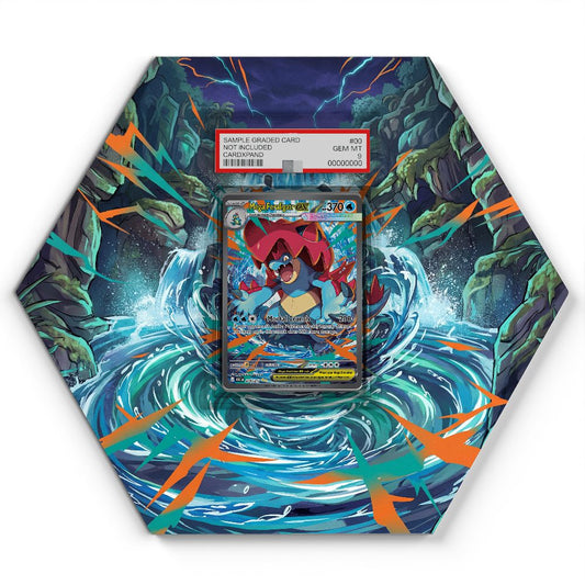 274/217 Mega-Impergator EX - Extended Artwork Pokemon Card Display