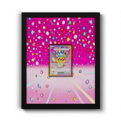 277 Pikachu EX - Extended Artwork Framed Pokemon Card Display