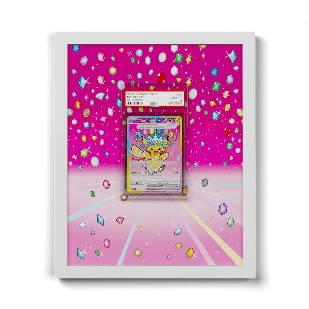 277 Pikachu EX - Extended Artwork Framed Pokemon Card Display