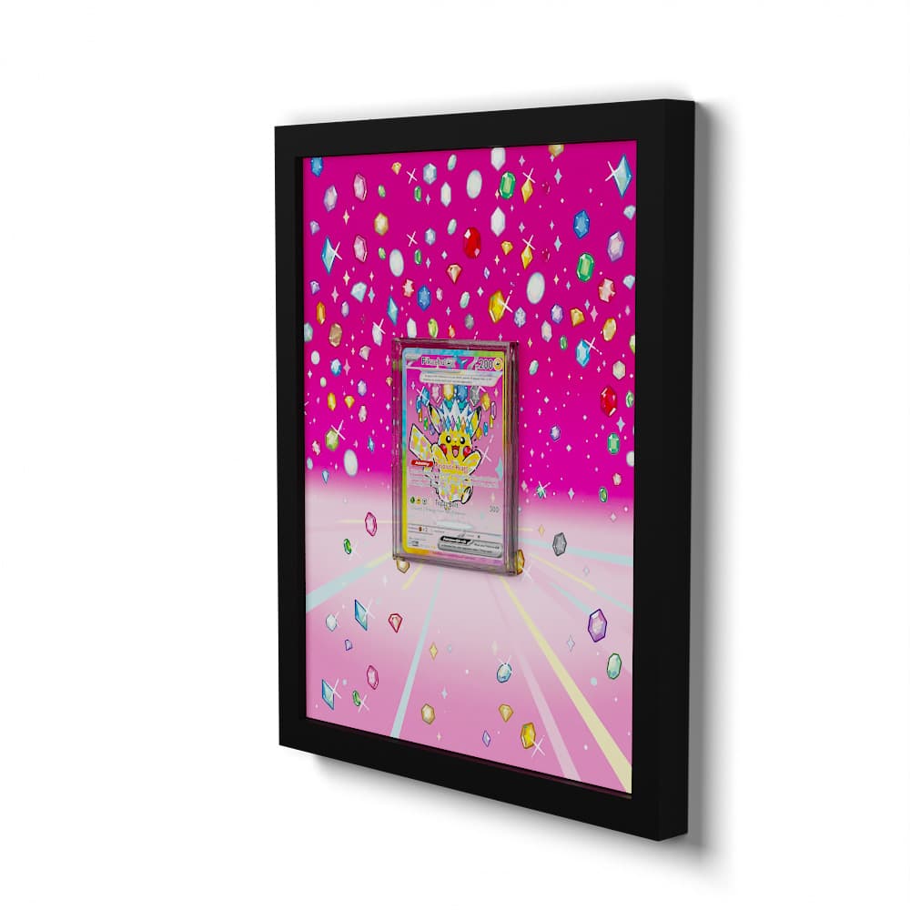 277 Pikachu EX - Extended Artwork Framed Pokemon Card Display
