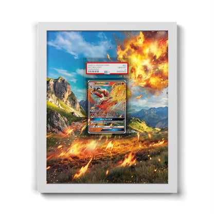 28/168 Blaziken GX - Extended Artwork Pokemon Card Frame
