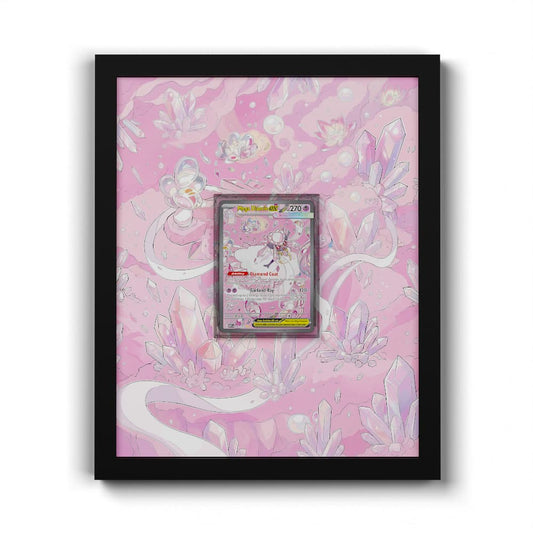 282 Mega-Diancie EX - Extended Artwork Framed Pokemon Card Display