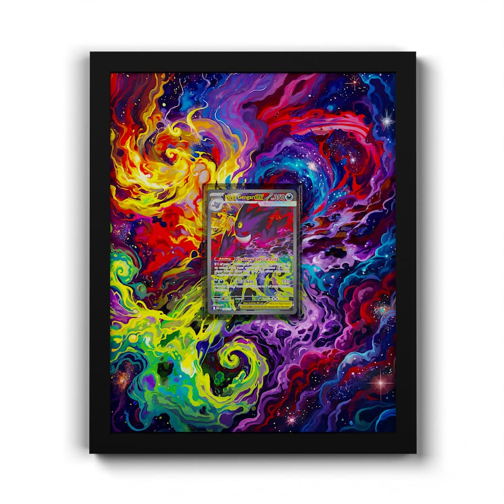 284 Mega-Gengar EX - Extended Artwork Framed Pokemon Card Display