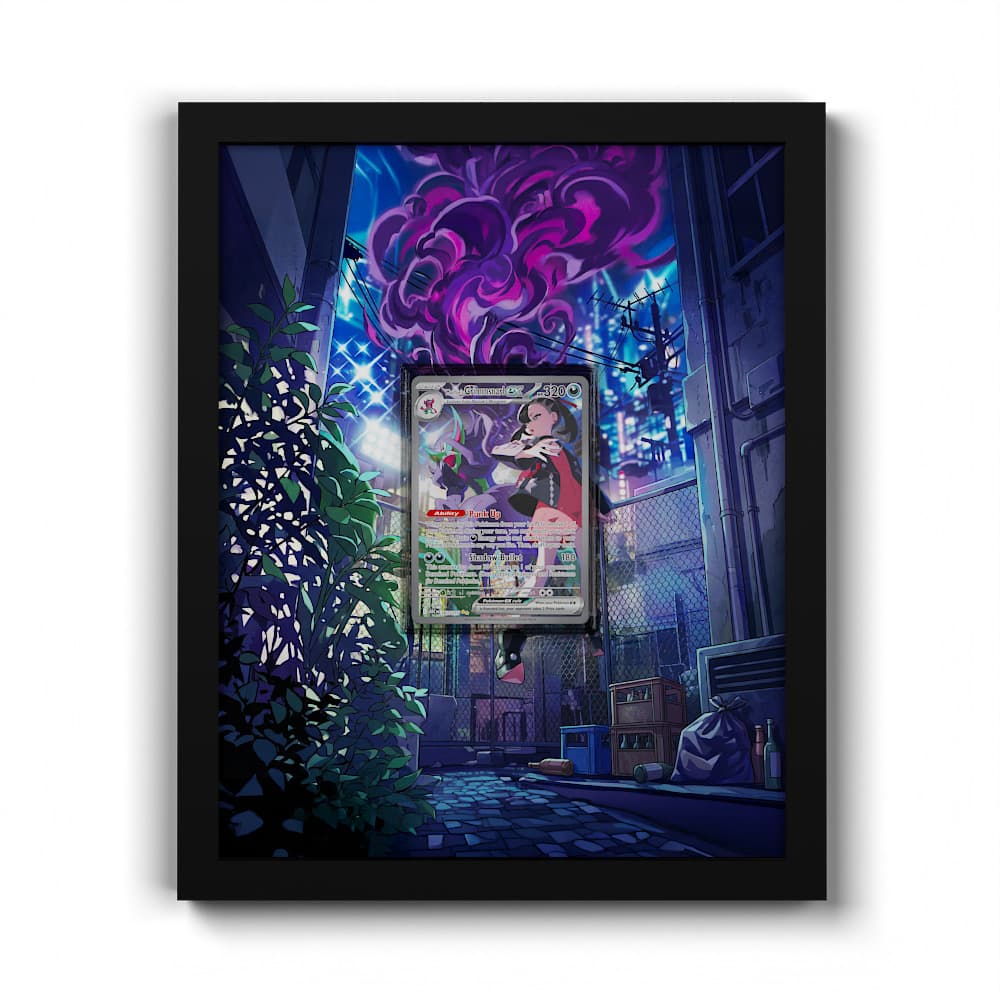 287 Marys Olangaar EX - Extended Artwork Framed Pokemon Card Display