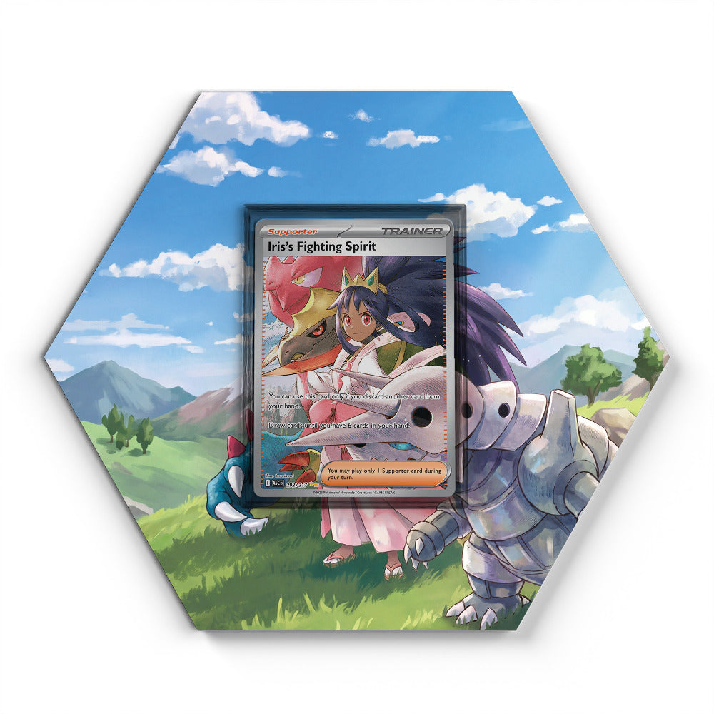 292/217 Lilia Kampfgeist - Extended Artwork Pokemon Card Display
