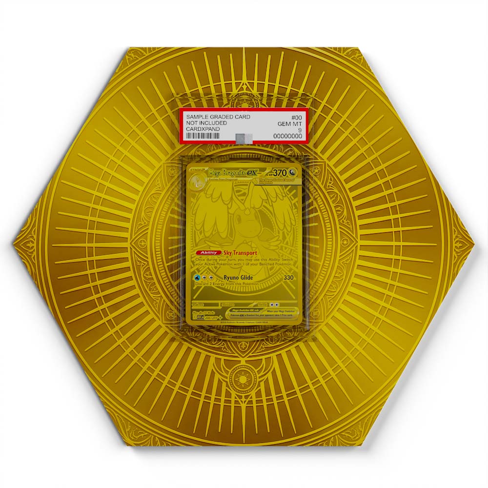 295/217 Mega Dragonite EX - Extended Artwork Pokemon Card Display