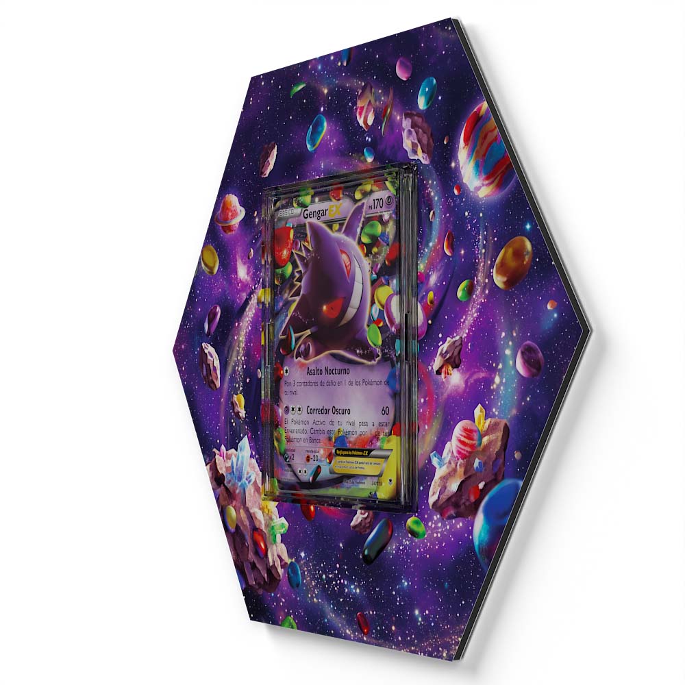 34/119 Gengar Ex - Extended Artwork Pokemon Card Display