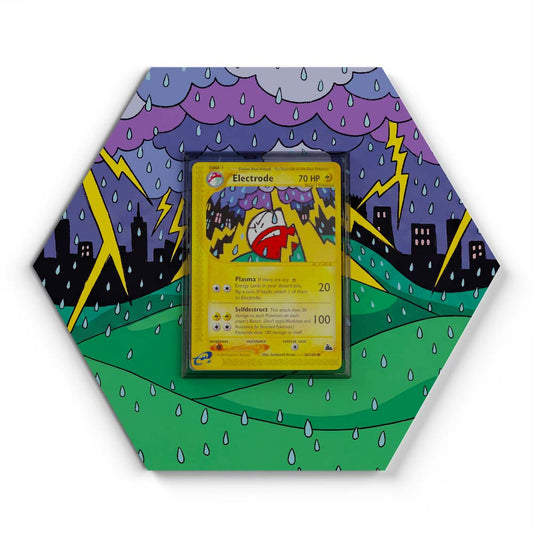 36/144 Electrode - Extended Artwork Pokemon Card Display