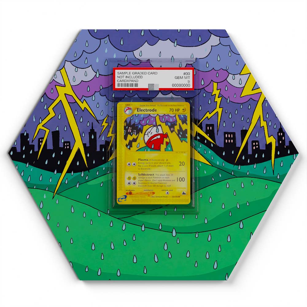 36/144 Electrode - Extended Artwork Pokemon Card Display