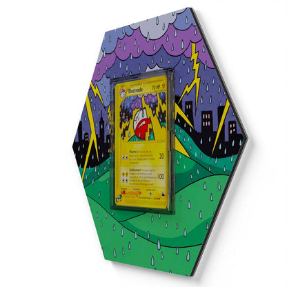 36/144 Electrode - Extended Artwork Pokemon Card Display