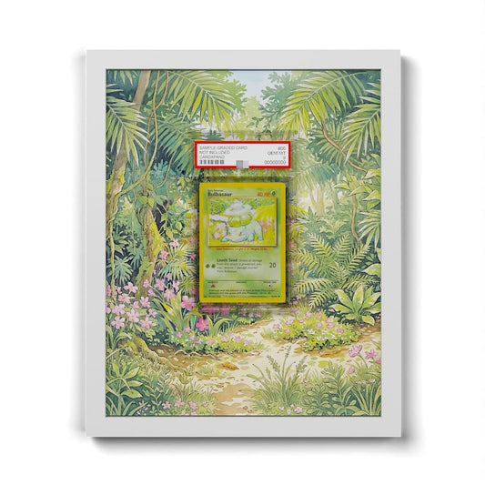 44/102 Bisasam - Extended Artwork Framed Pokemon Card Display