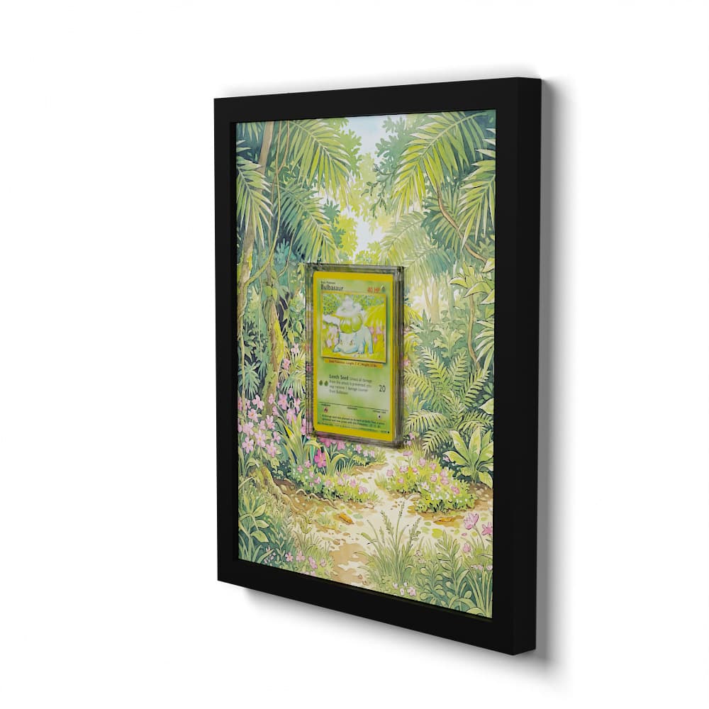 44/102 Bisasam - Extended Artwork Framed Pokemon Card Display