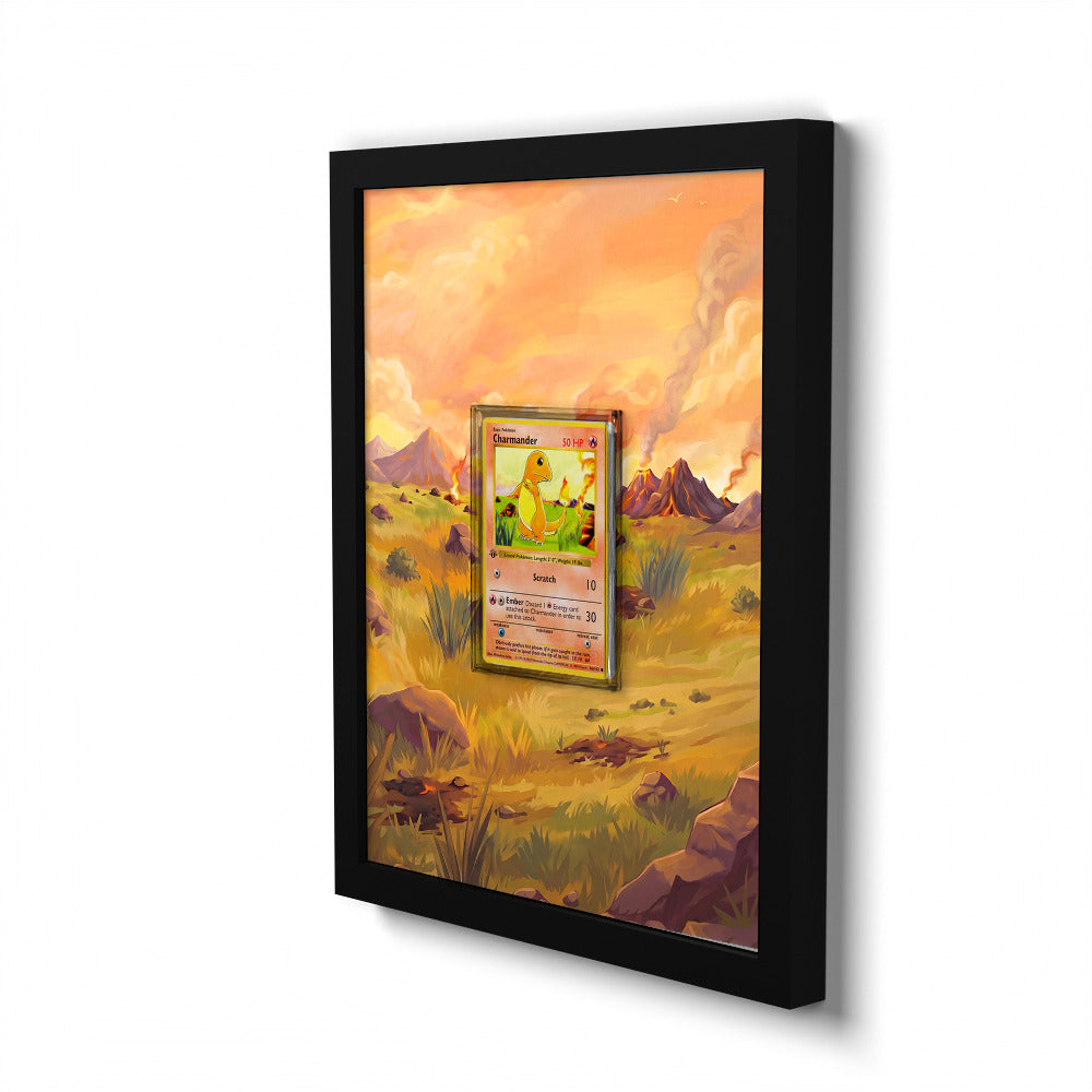 46/102 Charmander - Extended Artwork Pokemon Card Frame