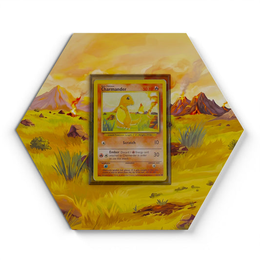 46/102 Glumanda - Extended Artwork Pokemon Card Display