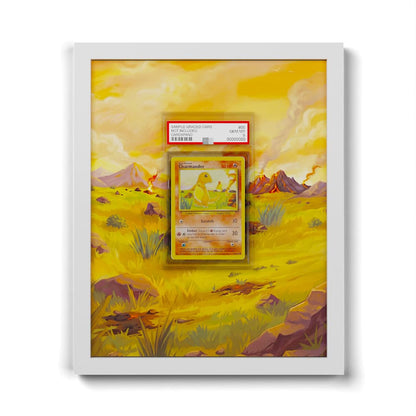 46/102 Glumanda - Extended Artwork Framed Pokemon Card Display