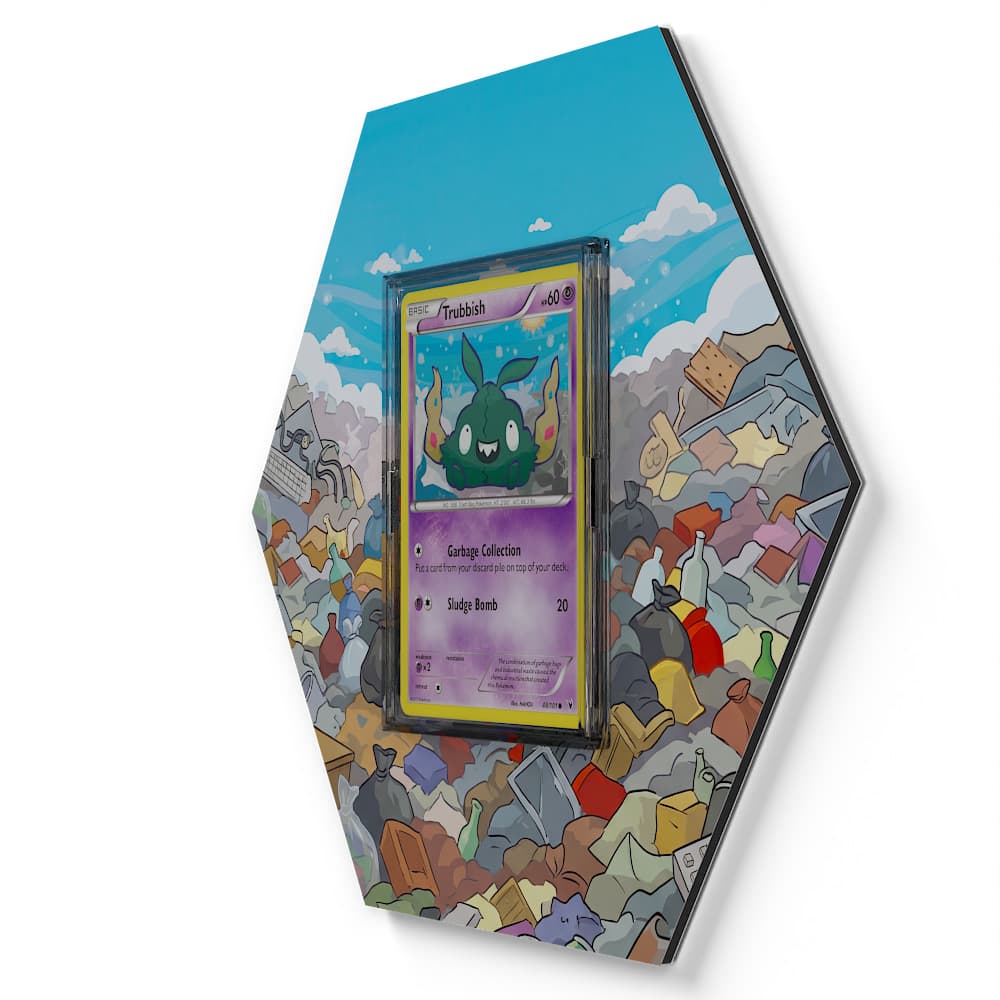 48/101 Trubbish - Extended Artwork Pokemon Card Display