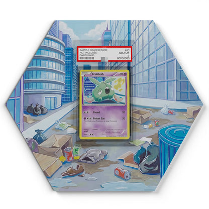 53/124 Trubbish - Extended Artwork Pokemon Card Display
