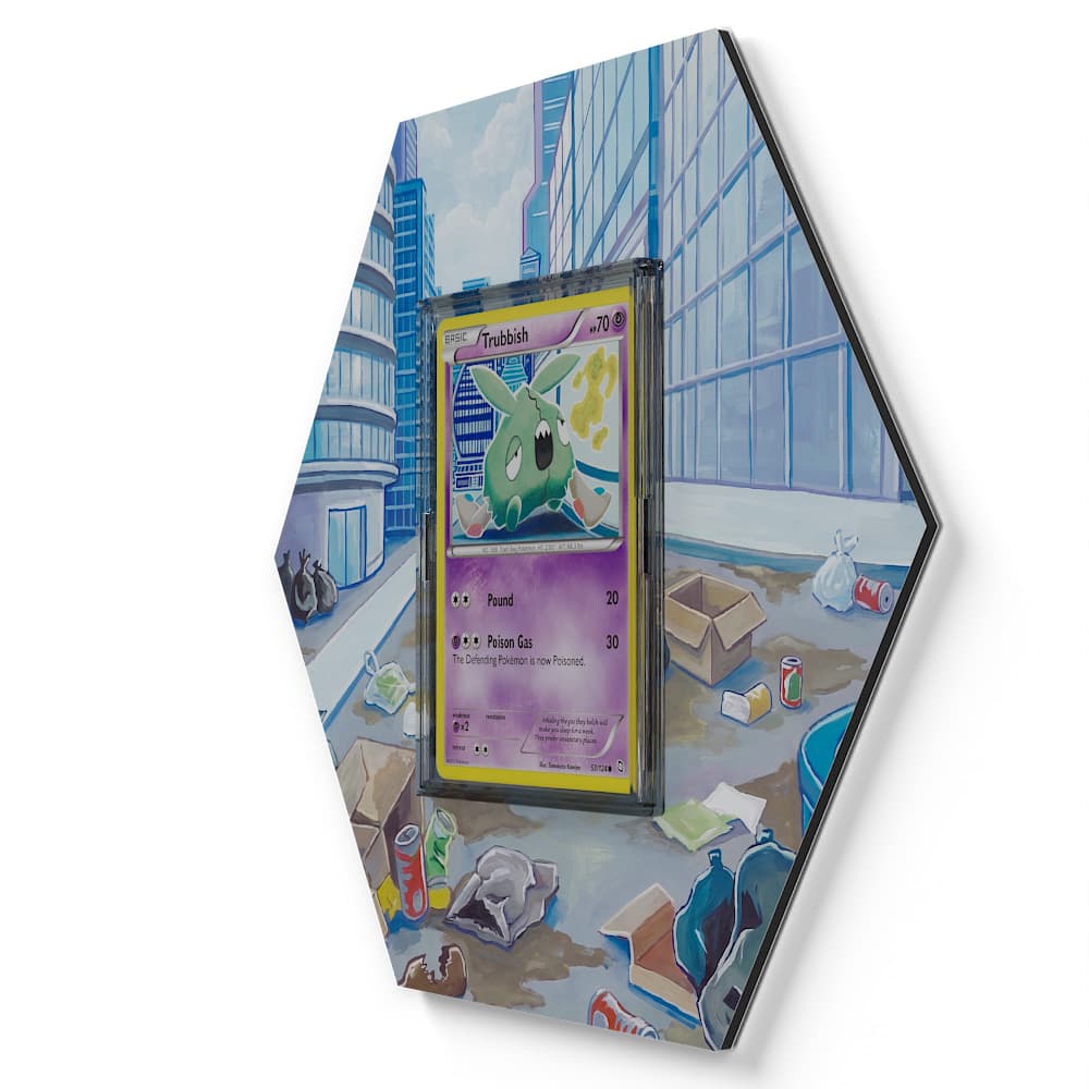53/124 Trubbish - Extended Artwork Pokemon Card Display