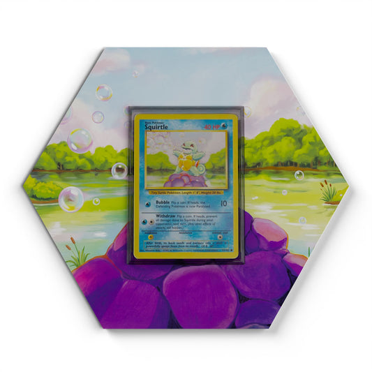 63/102 Schiggy - Extended Artwork Pokemon Card Display
