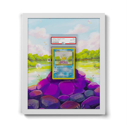 63/102 Schiggy - Extended Artwork Framed Pokemon Card Display