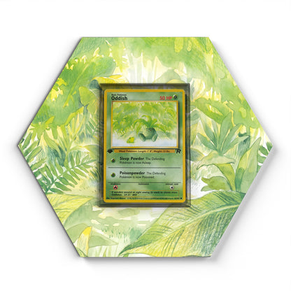 63/82 Oddish - Extended Artwork Pokemon Card Display