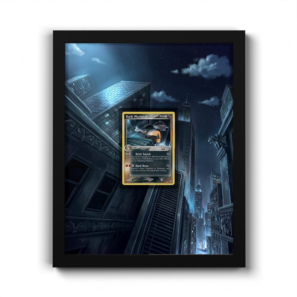 7/109 Dark Marowak - Extended Artwork Pokemon Card Frame