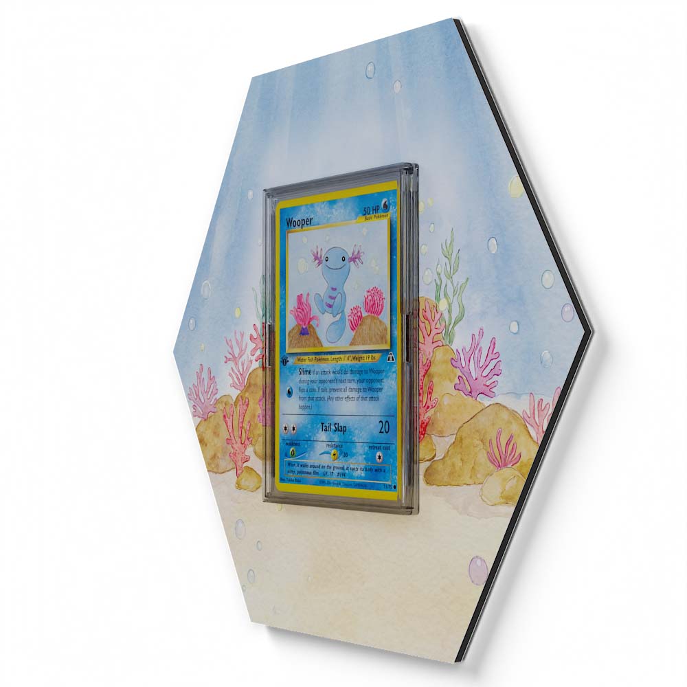 71/75 Wooper - Extended Artwork Pokemon Card Display