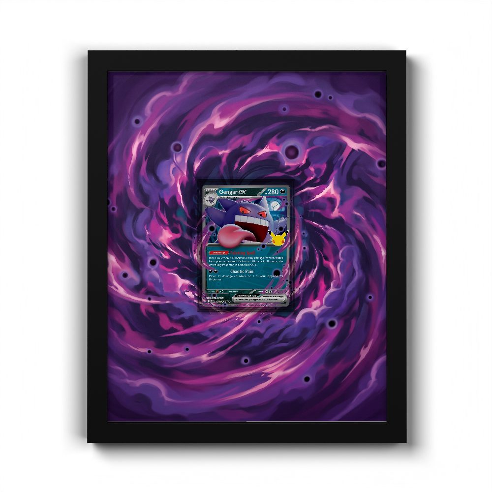 90/128 Gengar ex - Extended Artwork Pokemon Card Frame