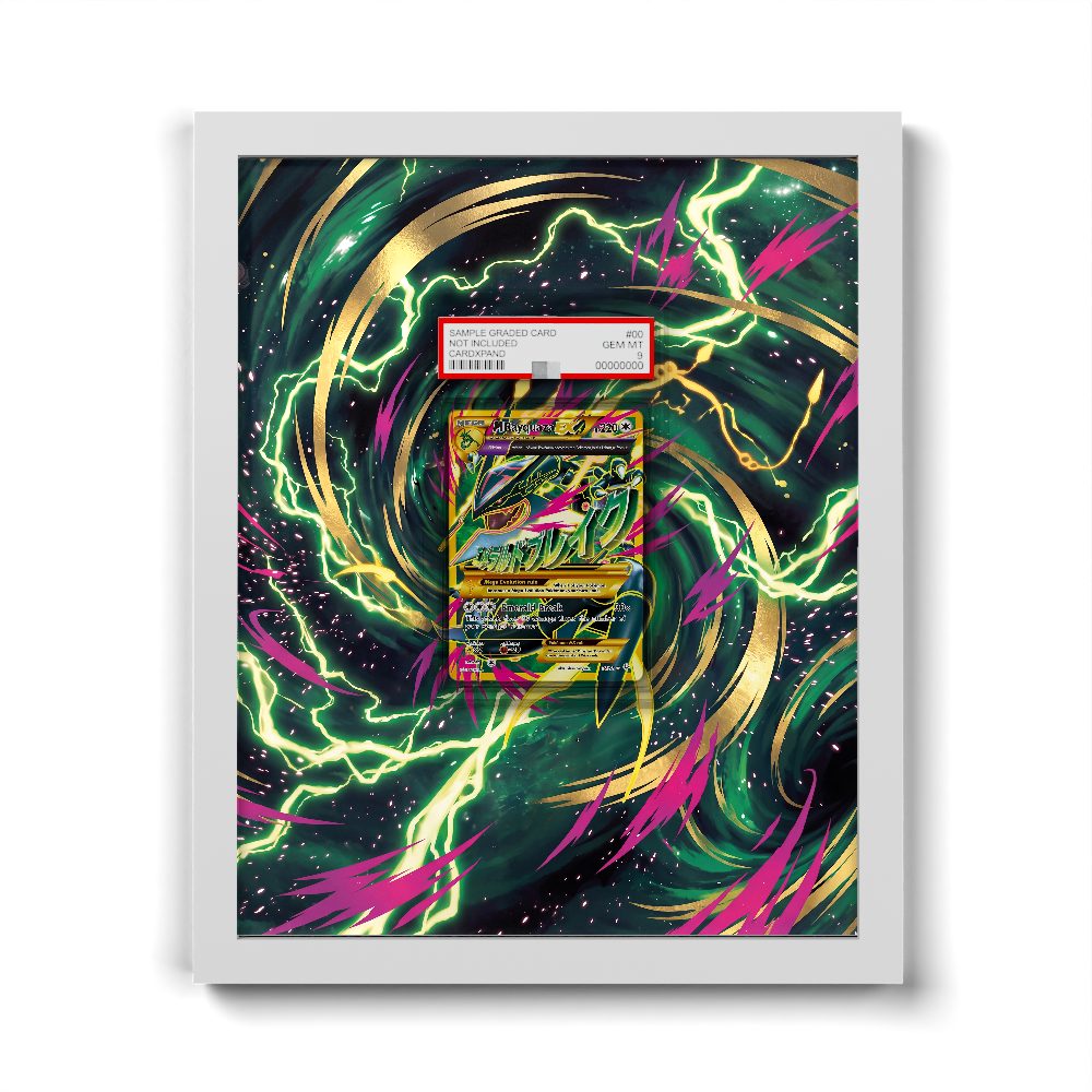 98/98 M Rayquaza EX - Extended Artwork Pokemon Card Frame
