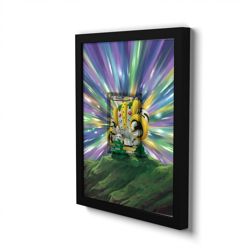 99/99 Regigigas EX - Extended Artwork Pokemon Card Frame